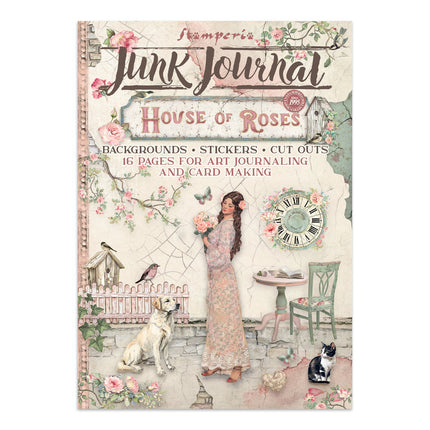 Stamperia - House of Roses - Junk journal stickers, cut-outs, backgrounds