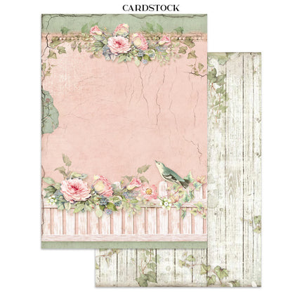Stamperia - House of Roses - Junk journal stickers, cut-outs, backgrounds