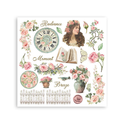 Stamperia - House of Roses - Rub-On Kit - 6/Pkg