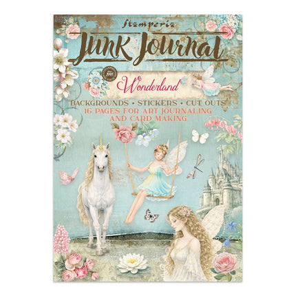 Stamperia - Wonderland - Junk journal stickers, cut-outs, backgrounds