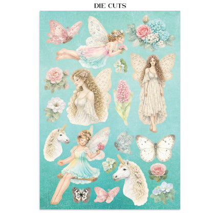 Stamperia - Wonderland - Junk journal stickers, cut-outs, backgrounds