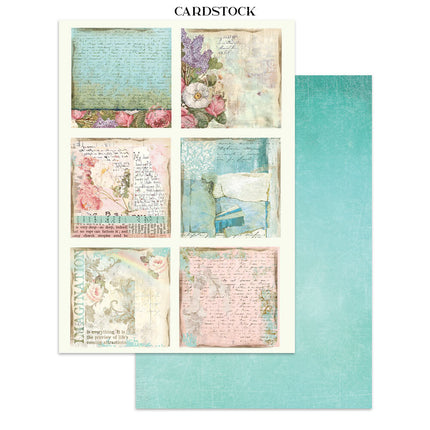 Stamperia - Wonderland - Junk journal stickers, cut-outs, backgrounds