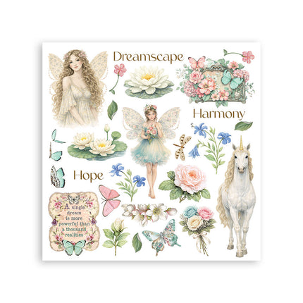 Stamperia - Wonderland - Rub-On Kit - 6/Pkg