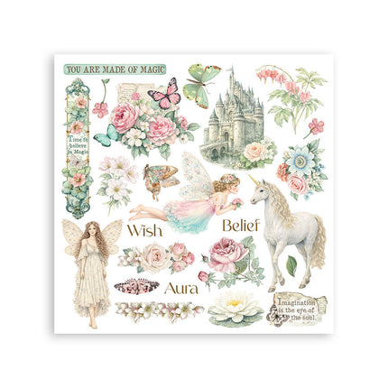 Stamperia - Wonderland - Rub-On Kit - 6/Pkg
