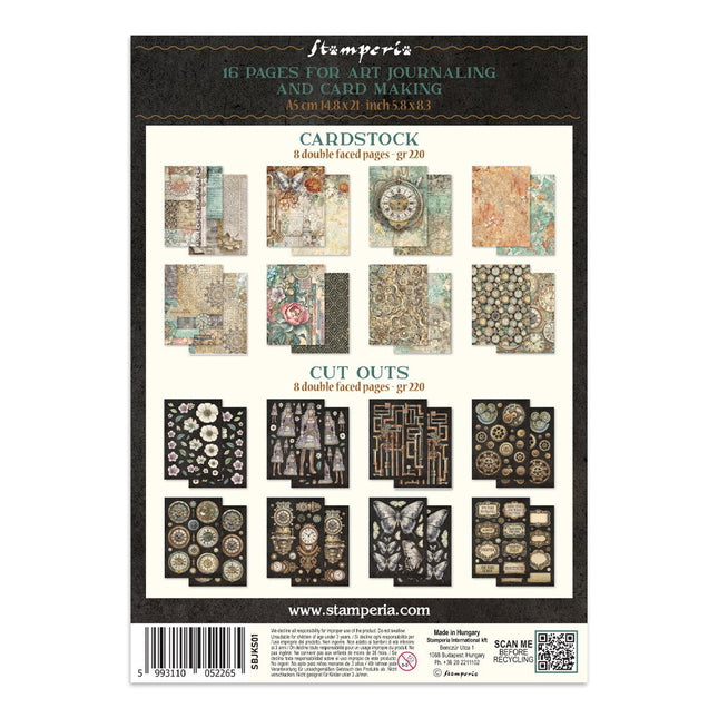 Stamperia - Gardens of Time - Junk Journal Focus Points A5