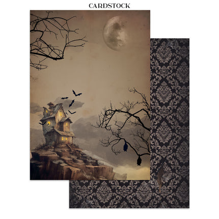 Stamperia - Halloween - Junk journal stickers, cut-outs, backgrounds