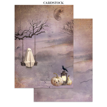 Stamperia - Halloween - Junk journal stickers, cut-outs, backgrounds
