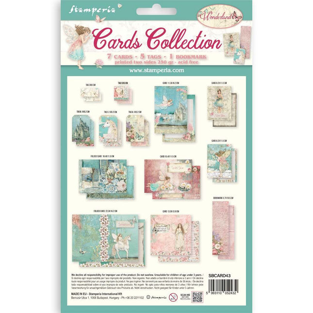 Stamperia - Wonderland - Cards Collection