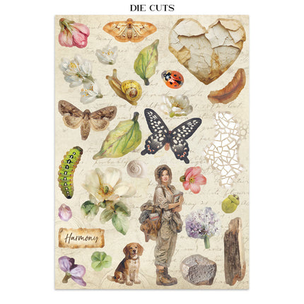 Stamperia - All Around - Junk journal stickers, cut-outs, backgrounds