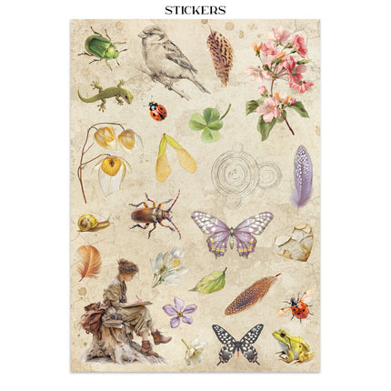 Stamperia - All Around - Junk journal stickers, cut-outs, backgrounds