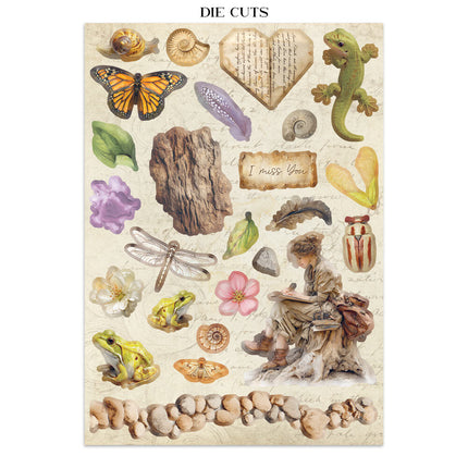 Stamperia - All Around - Junk journal stickers, cut-outs, backgrounds