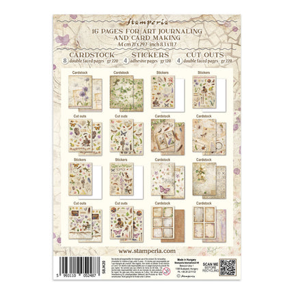 Stamperia - All Around - Junk journal stickers, cut-outs, backgrounds