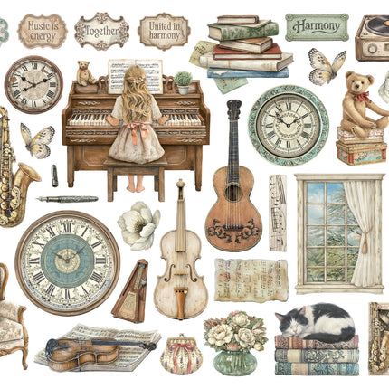 Stamperia - Symphony - Die Cuts