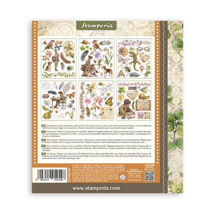 Stamperia - All Around - Rub-On Selection - 6/Pkg