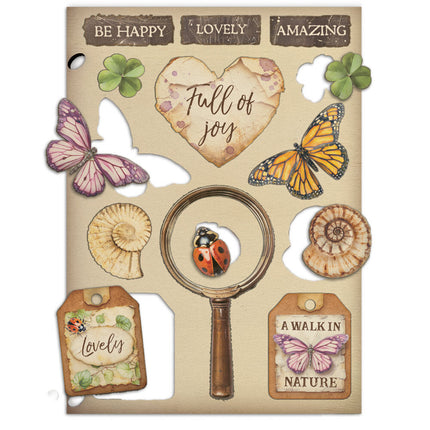 Stamperia - All Around - A5 Wooden Shapes