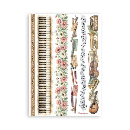 Stamperia - Symphony - A5 Washi Pad