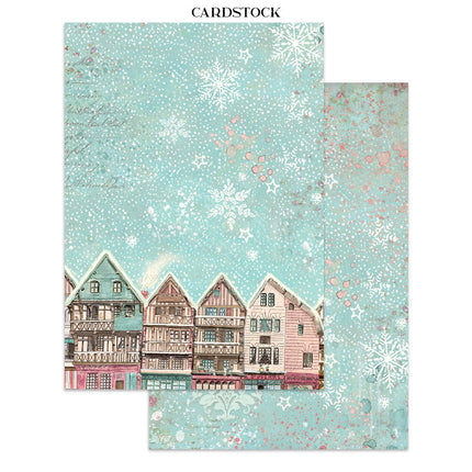 Stamperia - Winter Magic - Junk journal stickers, cut-outs, backgrounds