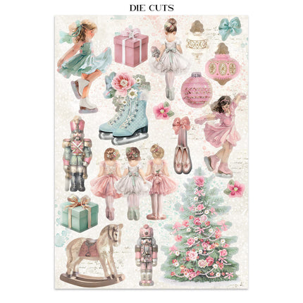 Stamperia - Winter Magic - Junk journal stickers, cut-outs, backgrounds