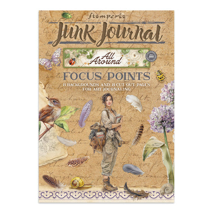 Stamperia - All Around - Junk Journal Focus Points A5