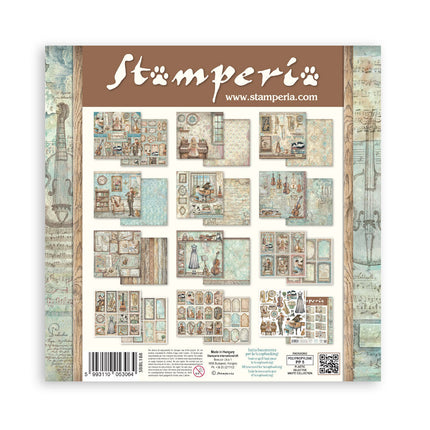 Stamperia - Symphony - 12x12 Paper Pad