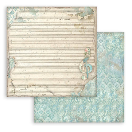 Stamperia - Symphony Backgrounds - 12x12 Paper Pad