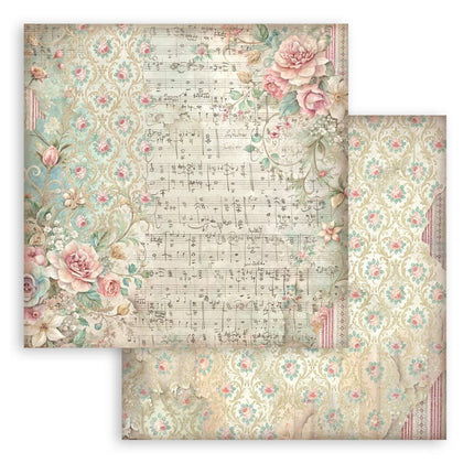 Stamperia - Symphony Backgrounds - 12x12 Paper Pad