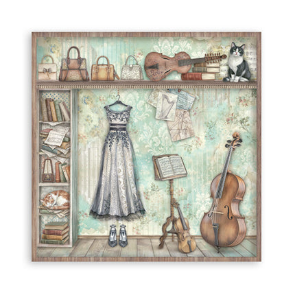 Stamperia - Symphony - Maxi 12x12 Paper Pad
