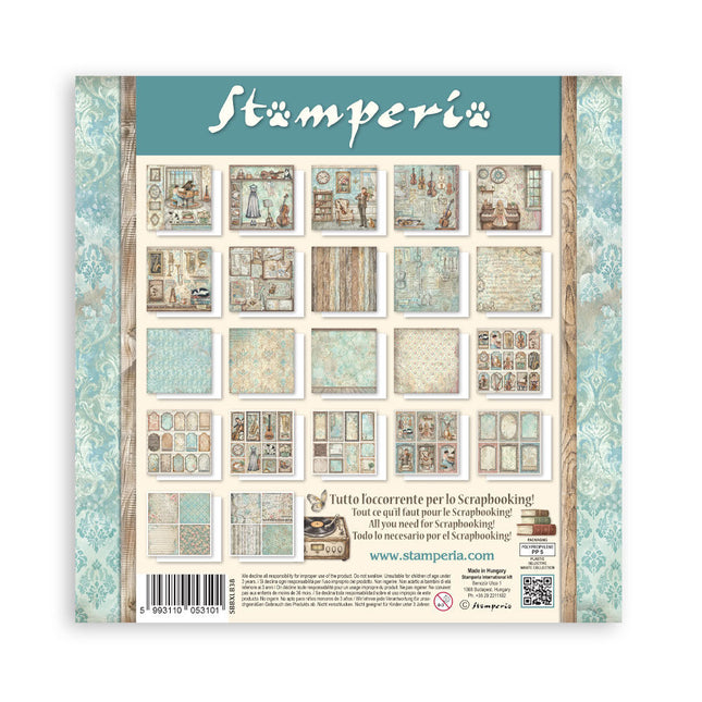 Stamperia - Symphony - Maxi 12x12 Paper Pad