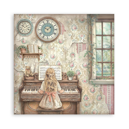 Stamperia - Symphony - Maxi 12x12 Paper Pad