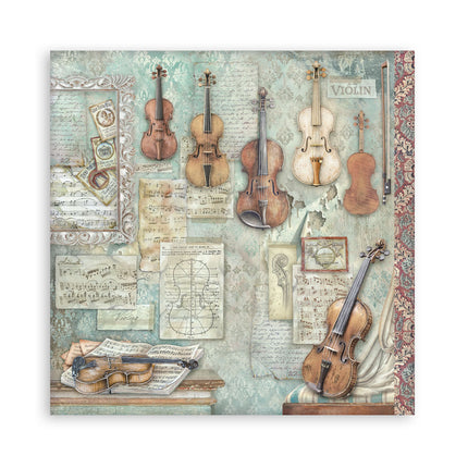 Stamperia - Symphony - Maxi 12x12 Paper Pad