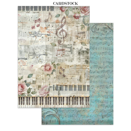 Stamperia - Symphony - Junk Journal Focus Points A5