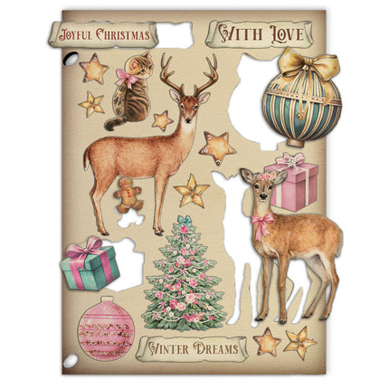 Stamperia - Winter Magic - A5 Wooden Shapes