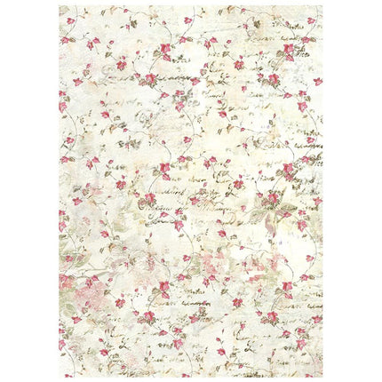 Stamperia - Winter Magic - Background Rice paper A6 8 sheets