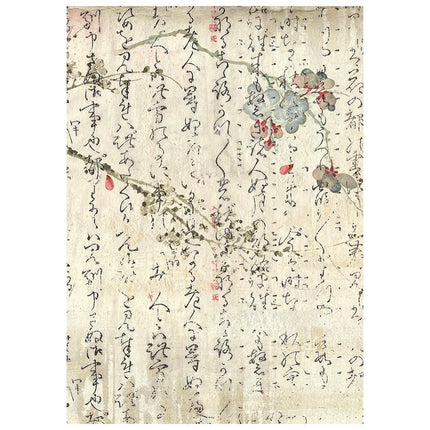 Stamperia - Oriental Garden - Background Rice paper A6 8 sheets