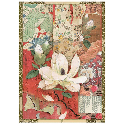 Stamperia - Orriental Garden - Mini Rice paper A6 8 sheets