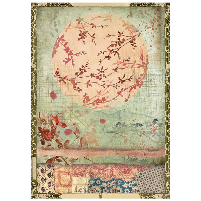 Stamperia - Orriental Garden - Mini Rice paper A6 8 sheets