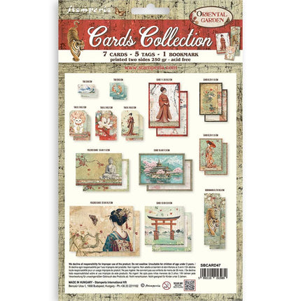 Stamperia - Oriental Garden - Cards Collection