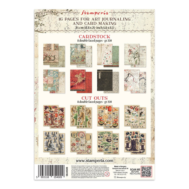 Stamperia - Oriental Garden - Junk Journal Focus Points A5