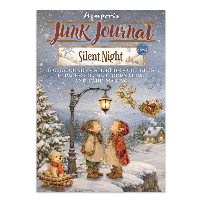 Stamperia - Silent Night - Junk journal stickers, cut-outs, backgrounds