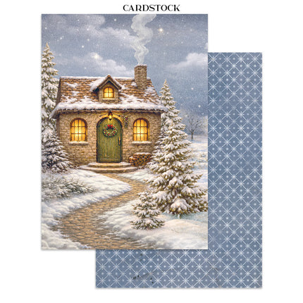 Stamperia - Silent Night - Junk journal stickers, cut-outs, backgrounds