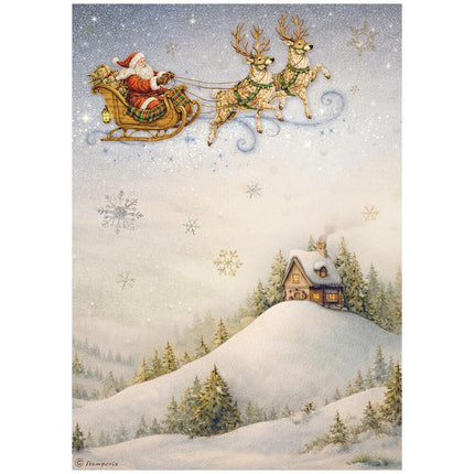 Stamperia - Silent Night - Rice Paper A4 Selection