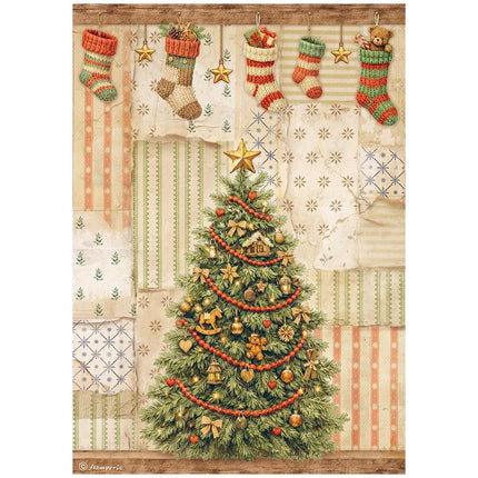 Stamperia - Silent Night - Rice Paper A4 Selection