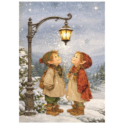 Stamperia - Silent Night - Mini Rice paper A6 8 sheets