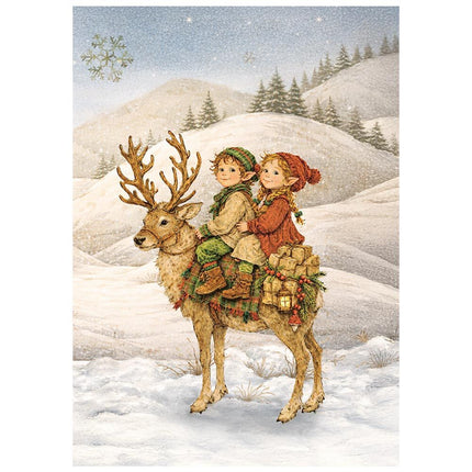 Stamperia - Silent Night - Mini Rice paper A6 8 sheets