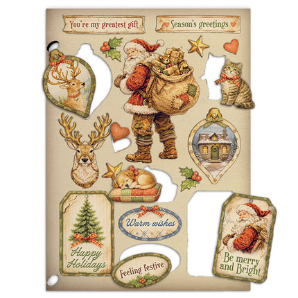 Stamperia - Silent Night - A5 Wooden Shapes