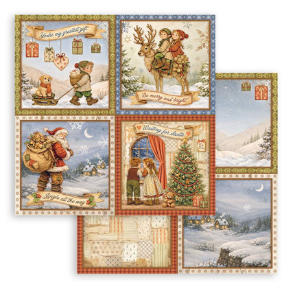 Stamperia - Silent Night - 12x12 Paper Pad
