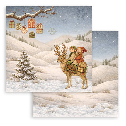 Stamperia - Silent Night - 8x8 Paper Pad