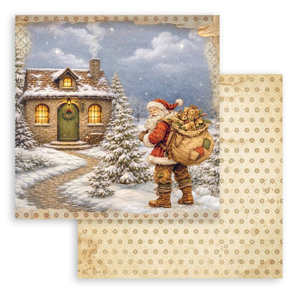 Stamperia - Silent Night - 8x8 Paper Pad