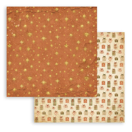 Stamperia - Silent Night Backgrounds - 8x8 Paper Pad
