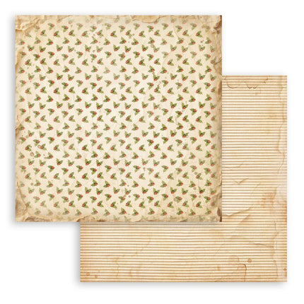 Stamperia - Silent Night Backgrounds - 8x8 Paper Pad